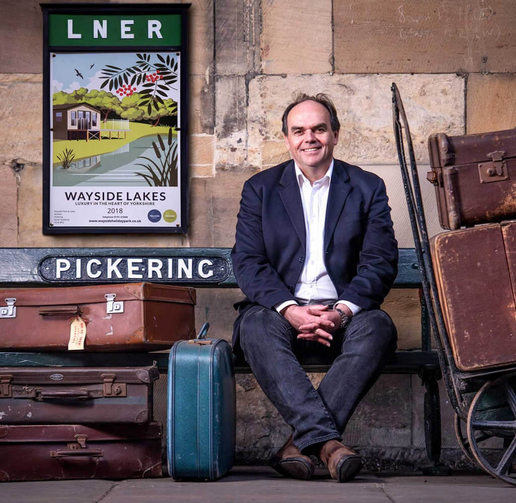 Mark Goodson at Pickering Railway Station