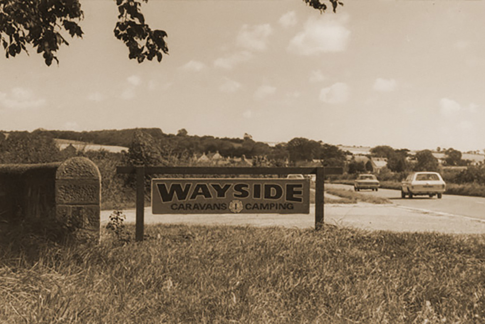Old Entrance Signage - Wayside
