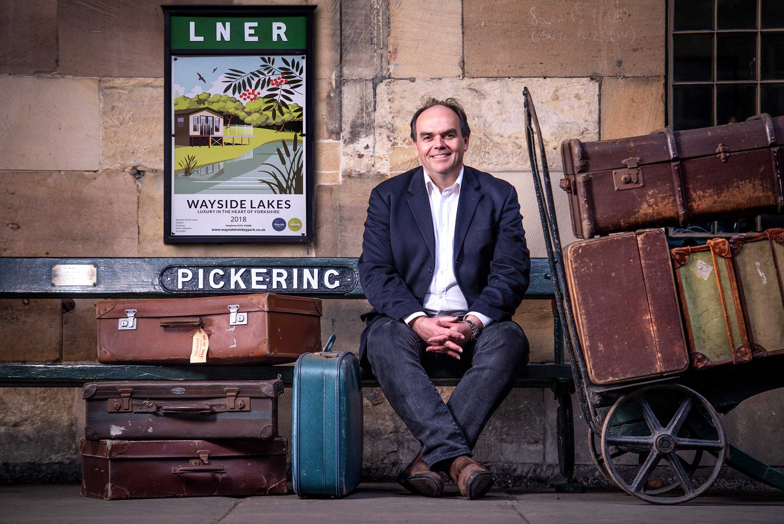 Mark Goodson at Pickering Railway Station