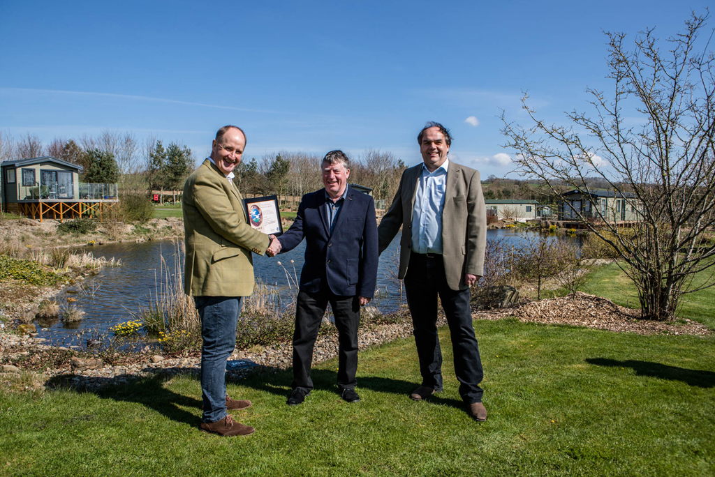 Kevin Hollinrake MP, Trevor Jones, and Mark Goodson