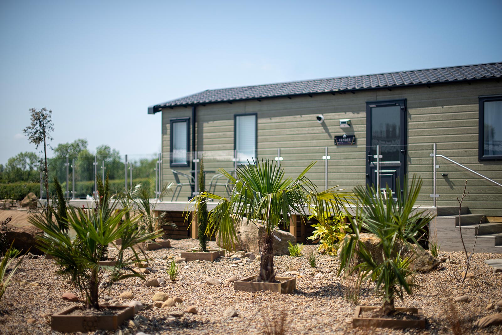 A Swift Vendee lodge at the new Water Gardens development, Wayside